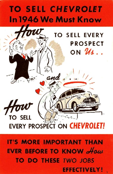 1946 Chevrolet More Selling Needed Booklet Page 3